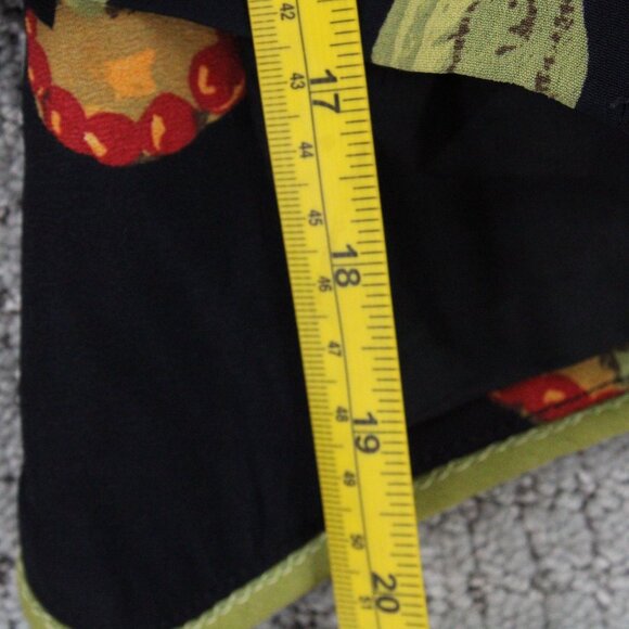 Vintage Componix Jacket Women Size 8 Black All Over Print Cropped Open Front 90s - Picture 9 of 9